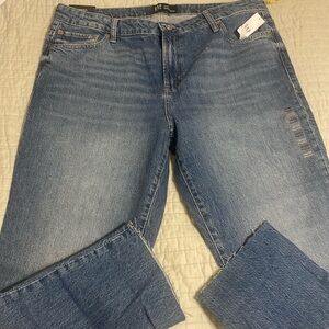 Gap universal slim boyfriend jeans, size 16/ 33R, new